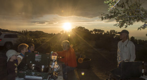 Field scientists at work