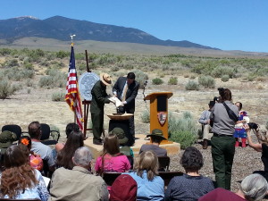 The ceremonial Pouring of the Quarters.