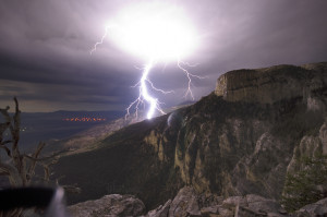 This lightning strike in eastern Nevada was captured by my field assistant Jehren (https://www.flickr.com/photos/jehren/) during a trip to our research sites. During monsoon season these events are quite frequent at the upper elevations.